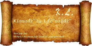 Kisszély László névjegykártya